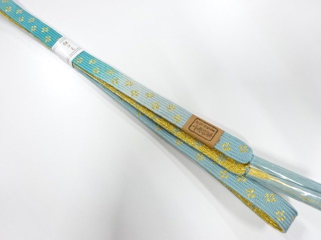 JAPANESE KIMONO / UNUSED KOREI HAND-TIED OBIJIME
